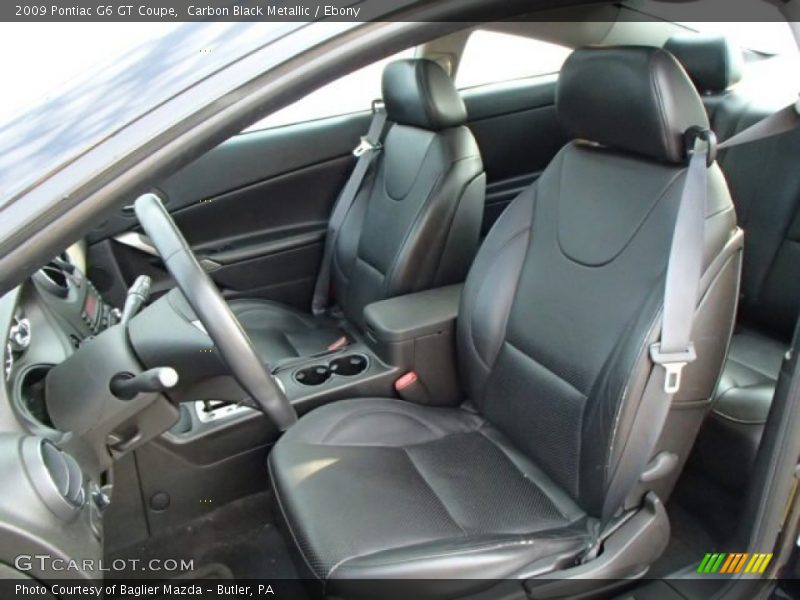 Carbon Black Metallic / Ebony 2009 Pontiac G6 GT Coupe