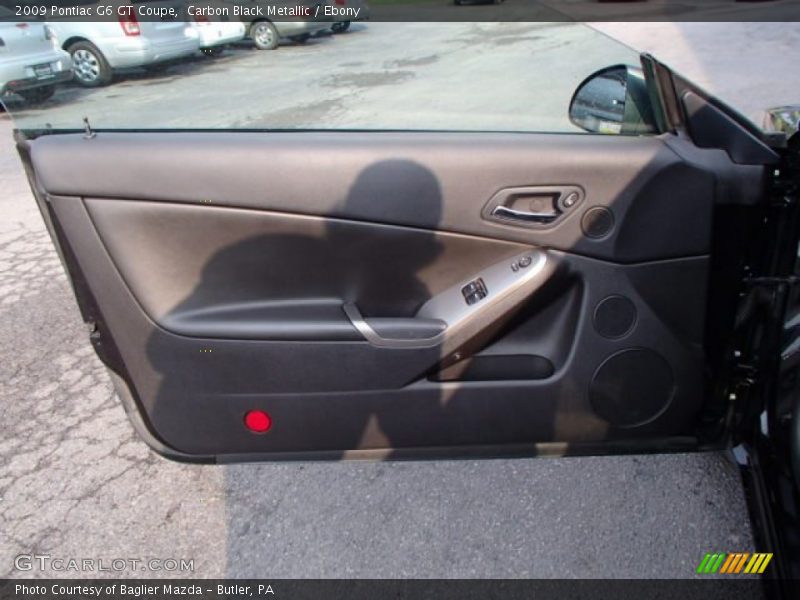 Carbon Black Metallic / Ebony 2009 Pontiac G6 GT Coupe