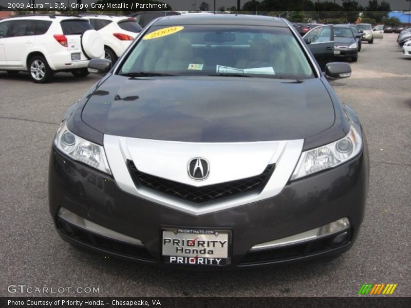 Grigio Gray Metallic / Parchment 2009 Acura TL 3.5