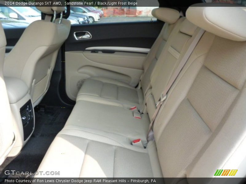 Rear Seat of 2014 Durango SXT AWD