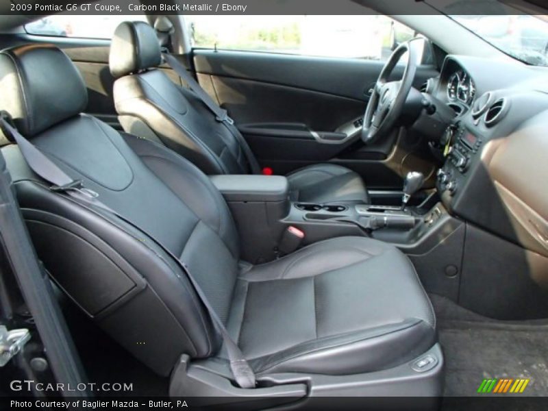 Carbon Black Metallic / Ebony 2009 Pontiac G6 GT Coupe