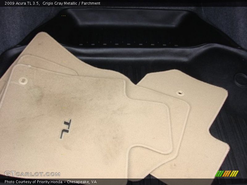 Grigio Gray Metallic / Parchment 2009 Acura TL 3.5