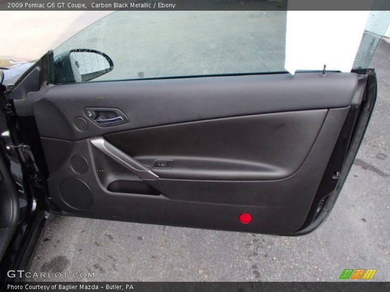 Carbon Black Metallic / Ebony 2009 Pontiac G6 GT Coupe