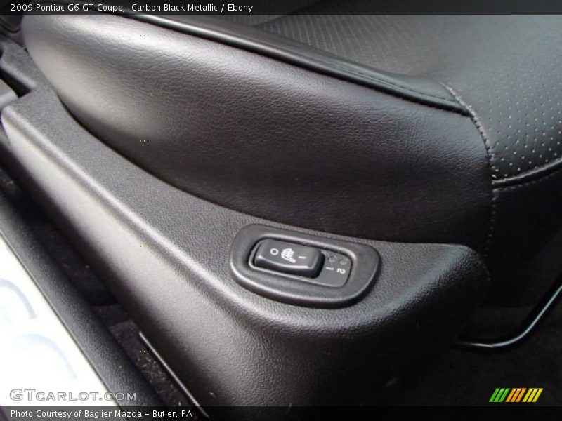 Carbon Black Metallic / Ebony 2009 Pontiac G6 GT Coupe