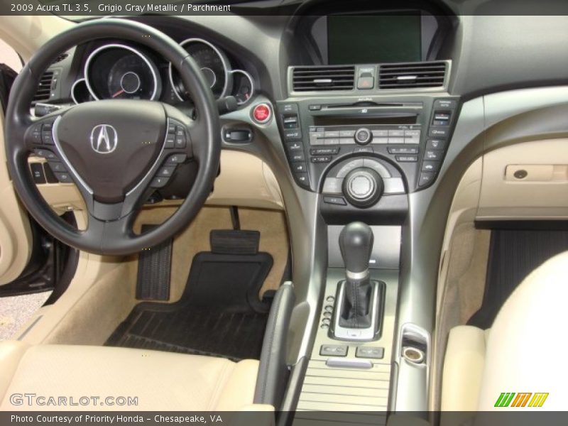 Grigio Gray Metallic / Parchment 2009 Acura TL 3.5