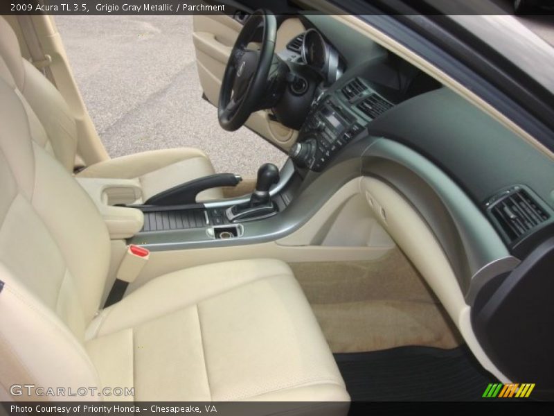Grigio Gray Metallic / Parchment 2009 Acura TL 3.5