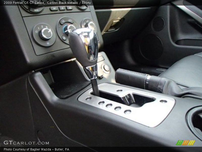 Carbon Black Metallic / Ebony 2009 Pontiac G6 GT Coupe