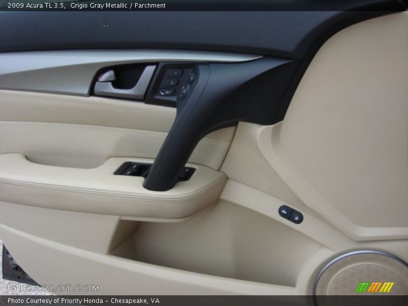 Grigio Gray Metallic / Parchment 2009 Acura TL 3.5