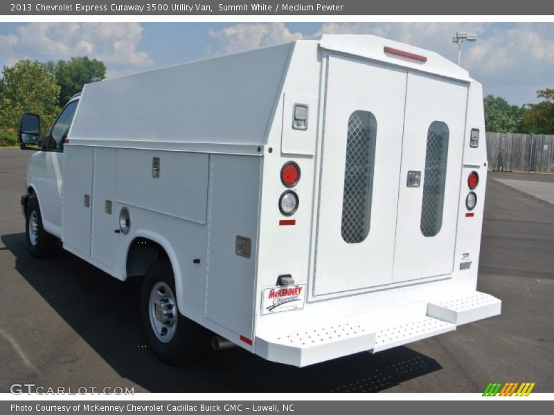 Summit White / Medium Pewter 2013 Chevrolet Express Cutaway 3500 Utility Van