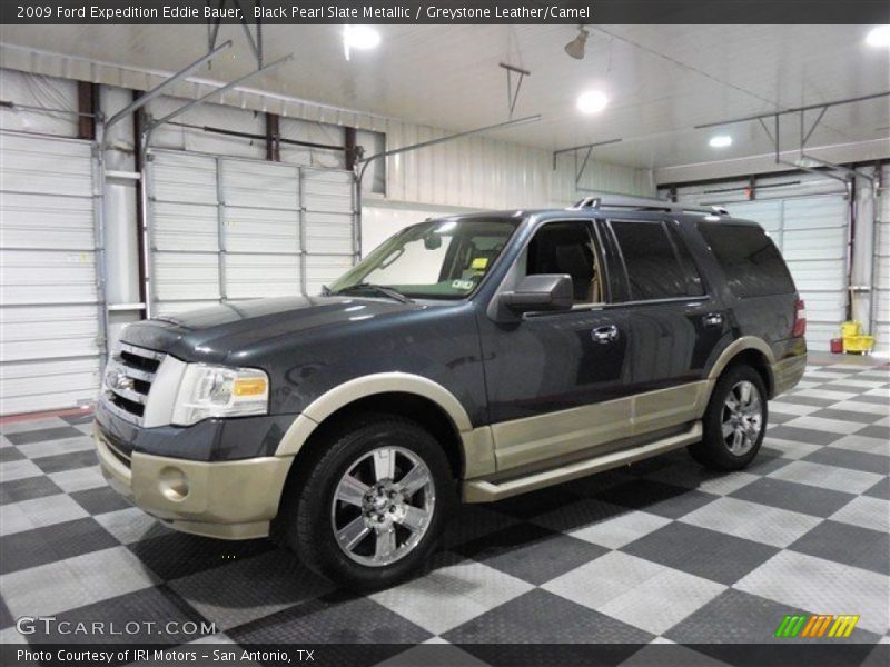 Black Pearl Slate Metallic / Greystone Leather/Camel 2009 Ford Expedition Eddie Bauer