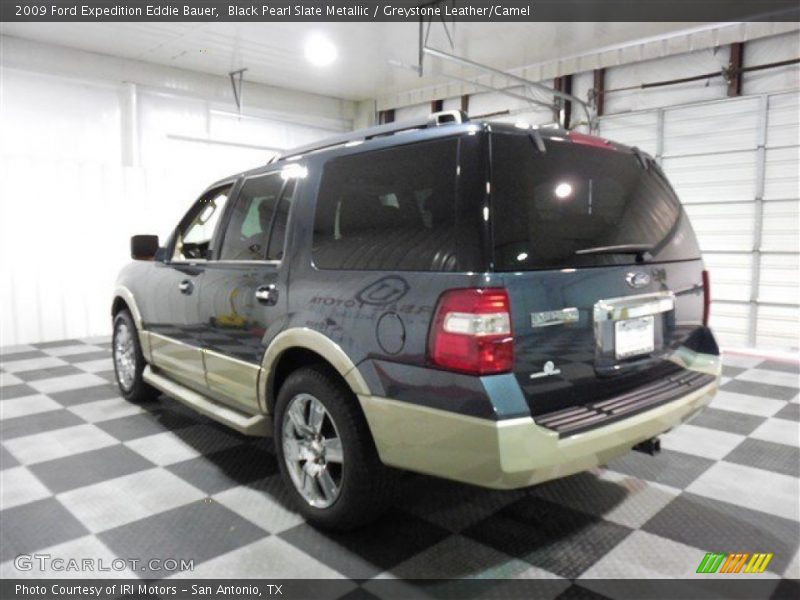 Black Pearl Slate Metallic / Greystone Leather/Camel 2009 Ford Expedition Eddie Bauer