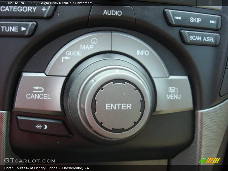 Grigio Gray Metallic / Parchment 2009 Acura TL 3.5