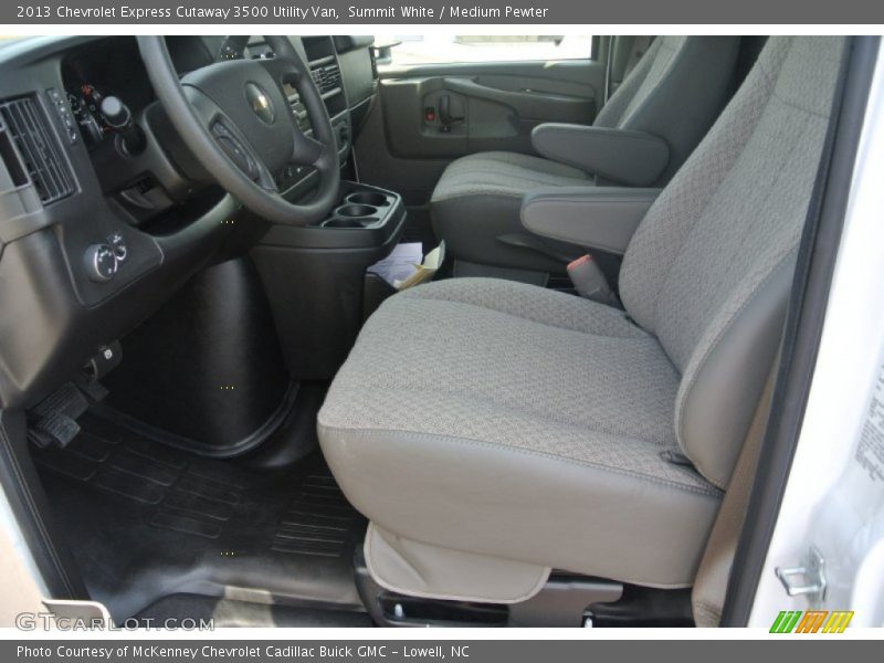 Summit White / Medium Pewter 2013 Chevrolet Express Cutaway 3500 Utility Van