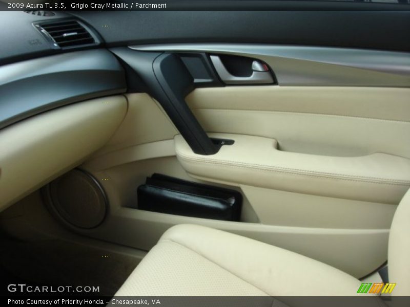 Grigio Gray Metallic / Parchment 2009 Acura TL 3.5