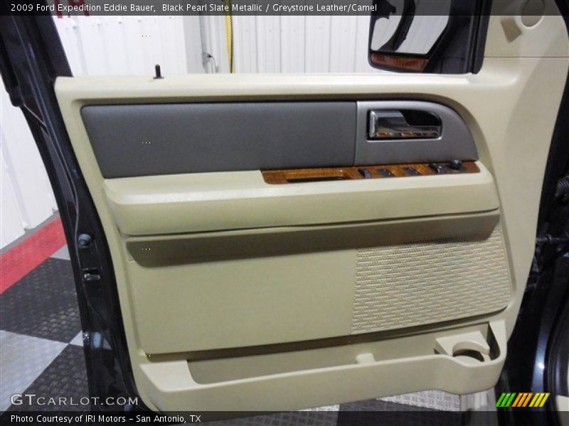 Black Pearl Slate Metallic / Greystone Leather/Camel 2009 Ford Expedition Eddie Bauer