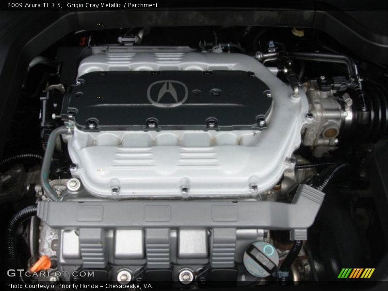 Grigio Gray Metallic / Parchment 2009 Acura TL 3.5
