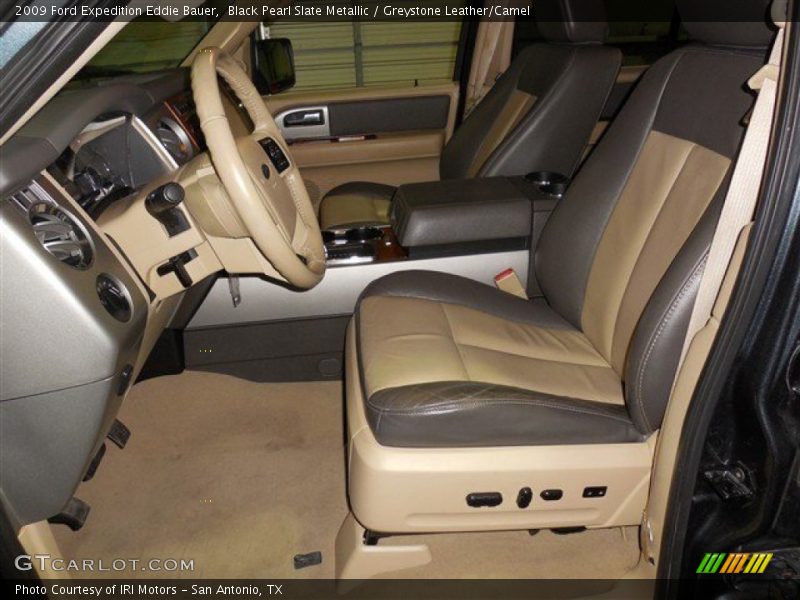 Black Pearl Slate Metallic / Greystone Leather/Camel 2009 Ford Expedition Eddie Bauer