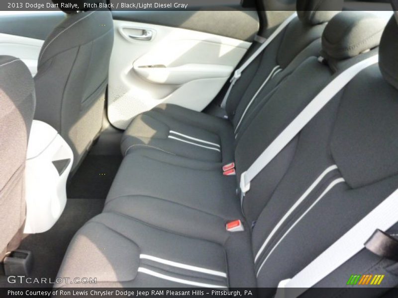 Pitch Black / Black/Light Diesel Gray 2013 Dodge Dart Rallye