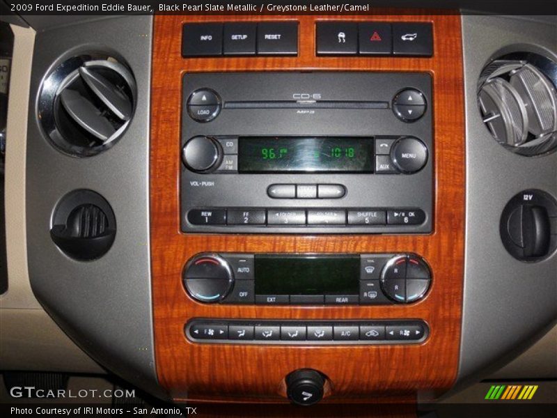 Black Pearl Slate Metallic / Greystone Leather/Camel 2009 Ford Expedition Eddie Bauer