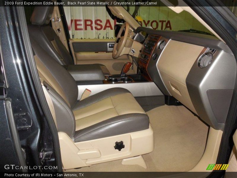 Black Pearl Slate Metallic / Greystone Leather/Camel 2009 Ford Expedition Eddie Bauer