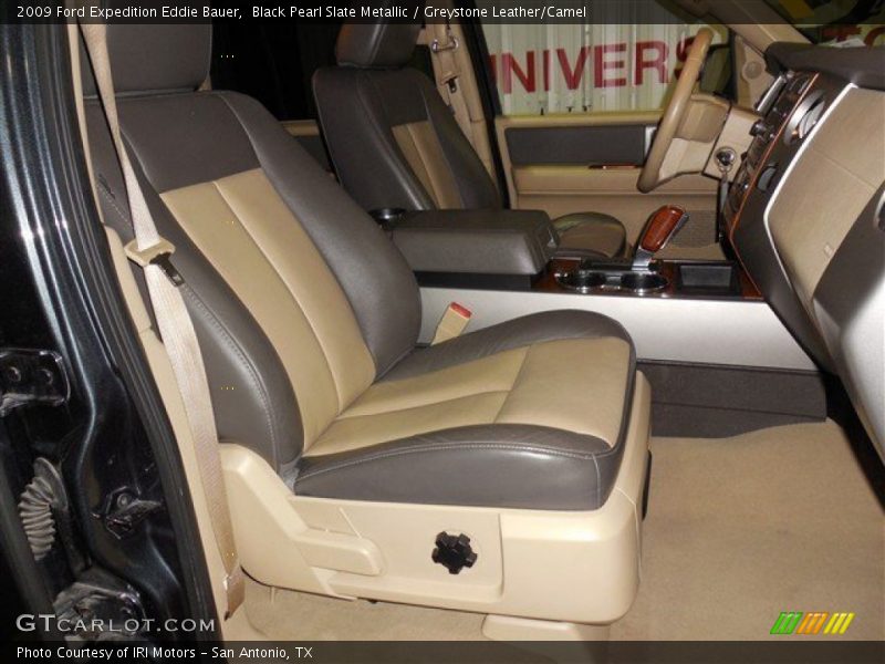 Black Pearl Slate Metallic / Greystone Leather/Camel 2009 Ford Expedition Eddie Bauer