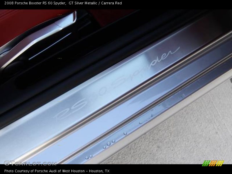 GT Silver Metallic / Carrera Red 2008 Porsche Boxster RS 60 Spyder