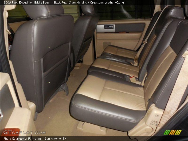 Black Pearl Slate Metallic / Greystone Leather/Camel 2009 Ford Expedition Eddie Bauer