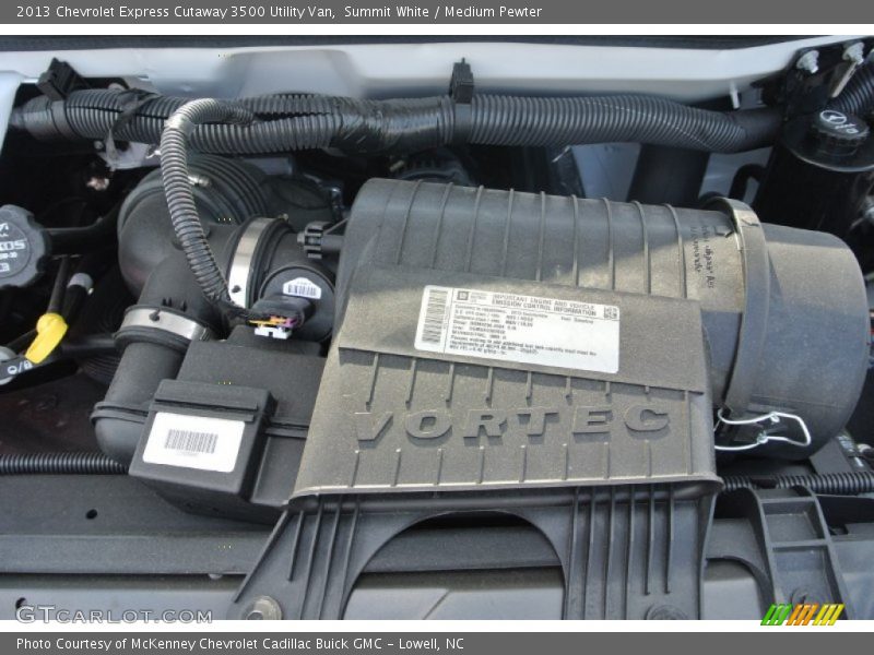 Summit White / Medium Pewter 2013 Chevrolet Express Cutaway 3500 Utility Van