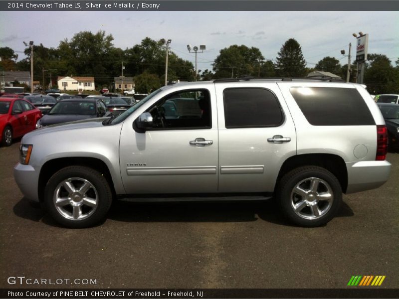Silver Ice Metallic / Ebony 2014 Chevrolet Tahoe LS