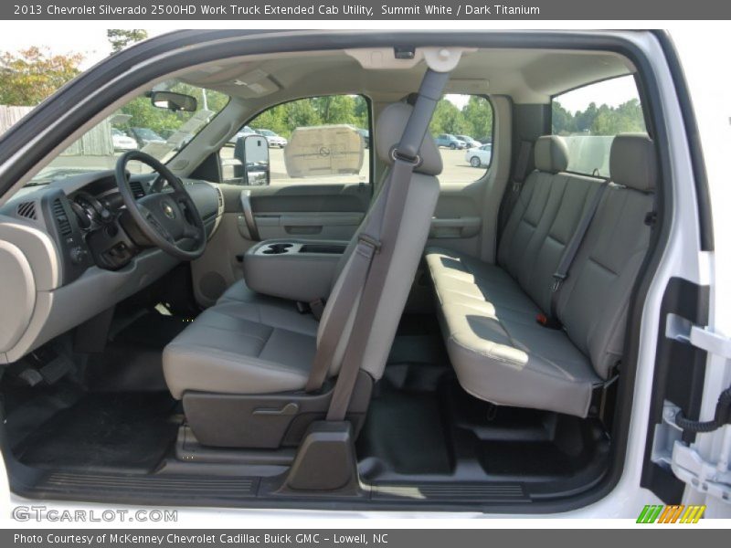 Summit White / Dark Titanium 2013 Chevrolet Silverado 2500HD Work Truck Extended Cab Utility