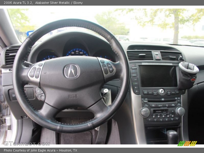 Alabaster Silver Metallic / Ebony 2006 Acura TL 3.2