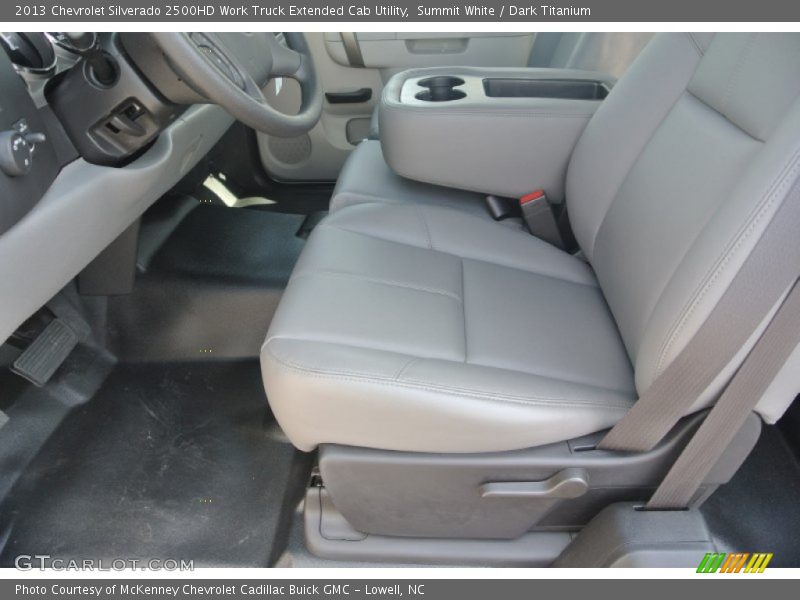 Summit White / Dark Titanium 2013 Chevrolet Silverado 2500HD Work Truck Extended Cab Utility