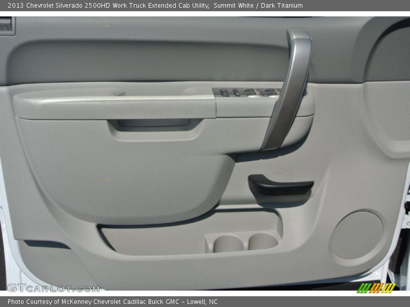 Summit White / Dark Titanium 2013 Chevrolet Silverado 2500HD Work Truck Extended Cab Utility