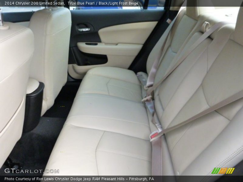 True Blue Pearl / Black/Light Frost Beige 2014 Chrysler 200 Limited Sedan
