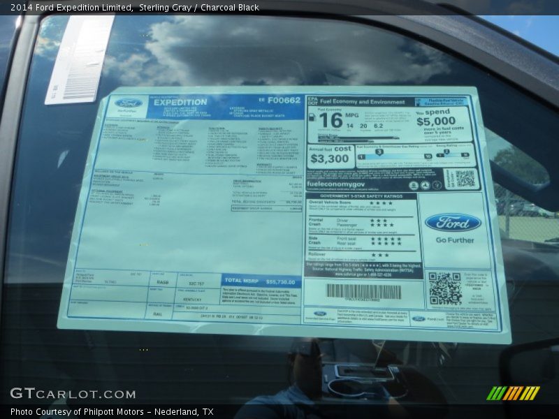  2014 Expedition Limited Window Sticker