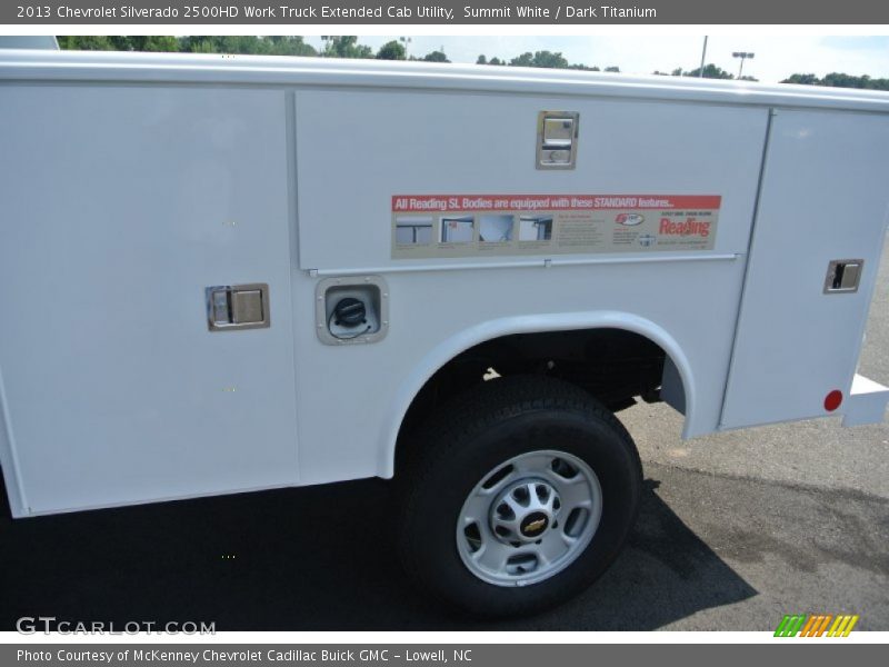 Summit White / Dark Titanium 2013 Chevrolet Silverado 2500HD Work Truck Extended Cab Utility