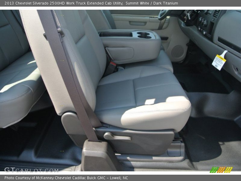 Summit White / Dark Titanium 2013 Chevrolet Silverado 2500HD Work Truck Extended Cab Utility