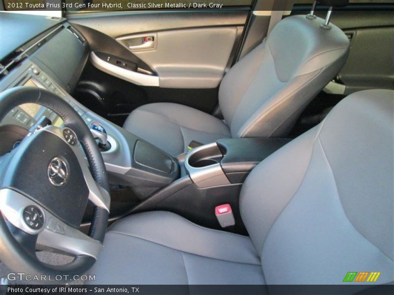 Classic Silver Metallic / Dark Gray 2012 Toyota Prius 3rd Gen Four Hybrid