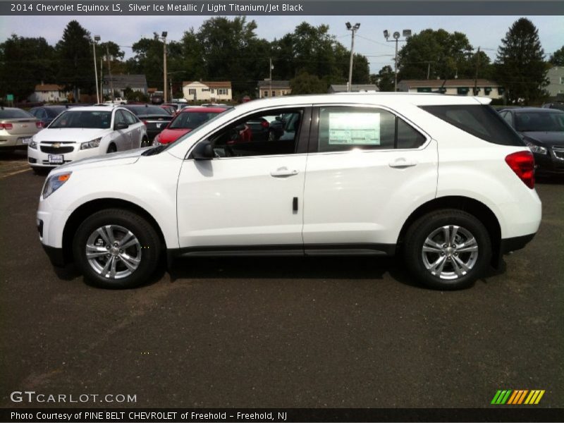 Silver Ice Metallic / Light Titanium/Jet Black 2014 Chevrolet Equinox LS