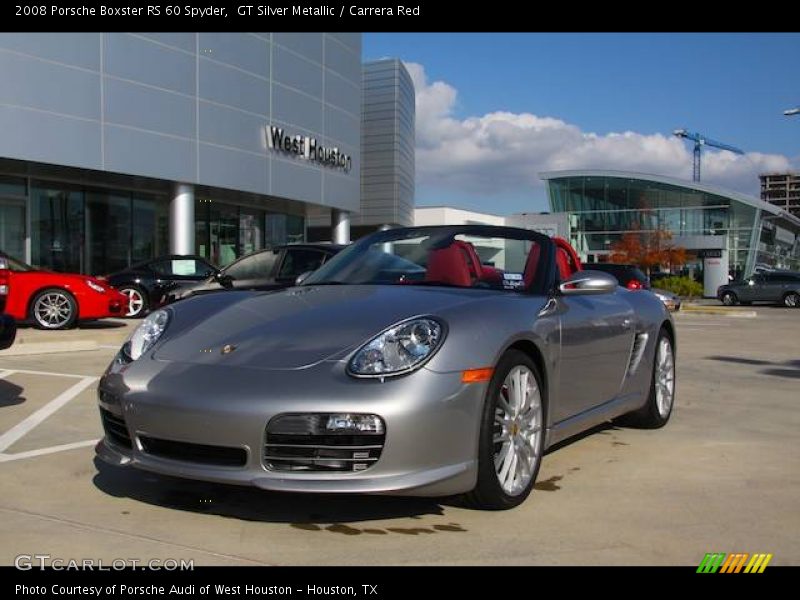 GT Silver Metallic / Carrera Red 2008 Porsche Boxster RS 60 Spyder