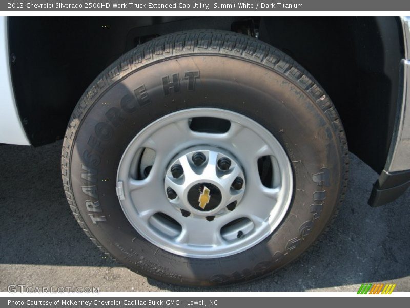 Summit White / Dark Titanium 2013 Chevrolet Silverado 2500HD Work Truck Extended Cab Utility
