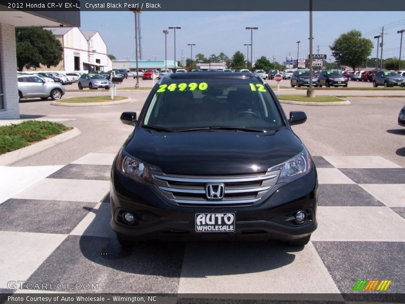 Crystal Black Pearl / Black 2012 Honda CR-V EX-L