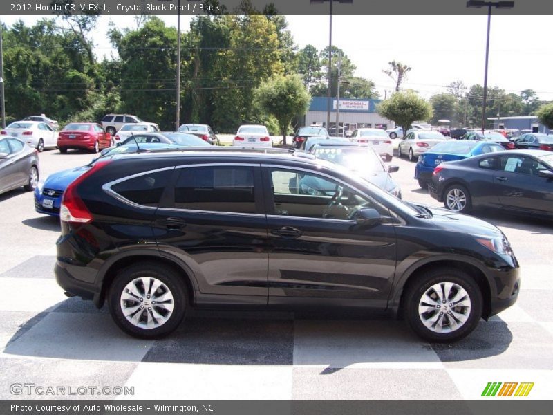 Crystal Black Pearl / Black 2012 Honda CR-V EX-L