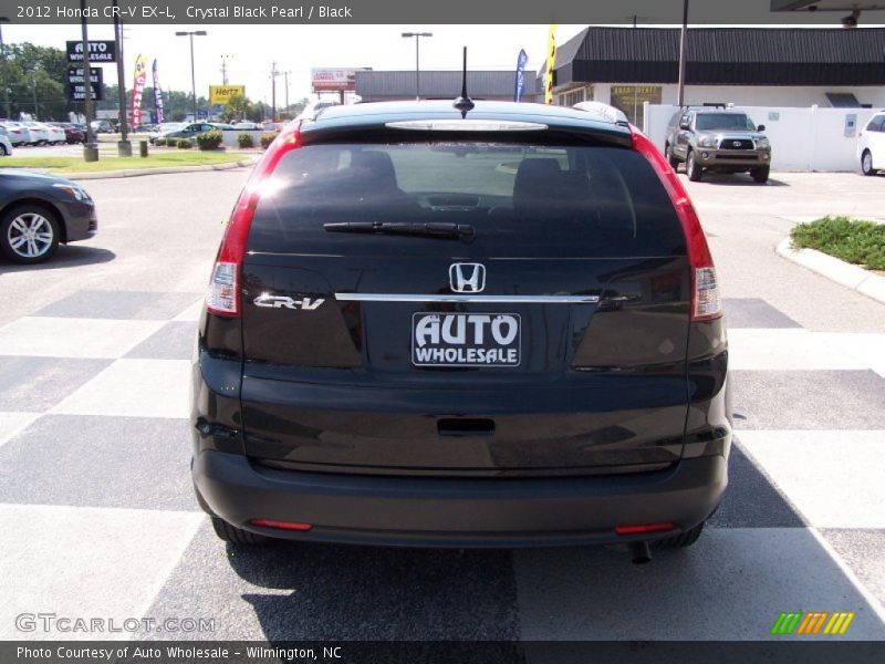 Crystal Black Pearl / Black 2012 Honda CR-V EX-L