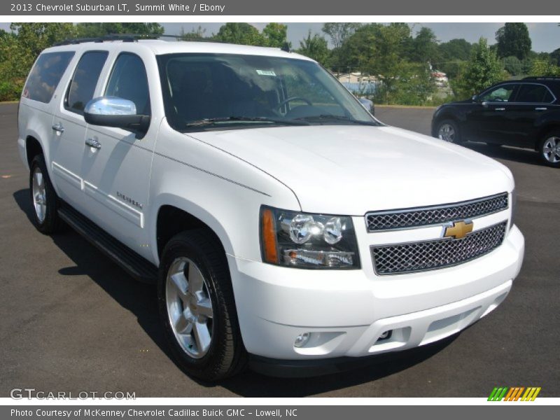 Summit White / Ebony 2013 Chevrolet Suburban LT