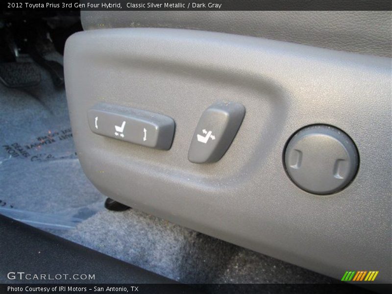 Classic Silver Metallic / Dark Gray 2012 Toyota Prius 3rd Gen Four Hybrid