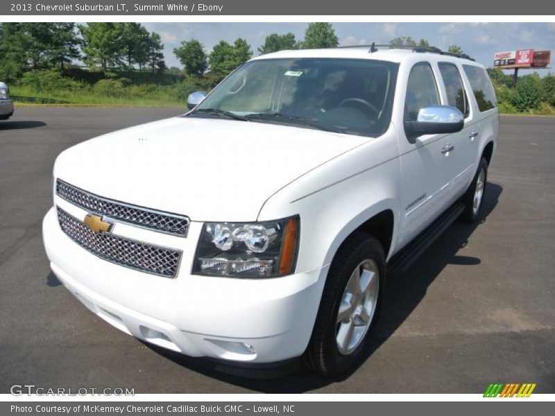 Summit White / Ebony 2013 Chevrolet Suburban LT