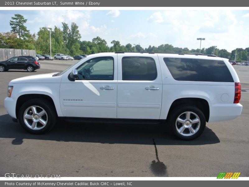 Summit White / Ebony 2013 Chevrolet Suburban LT