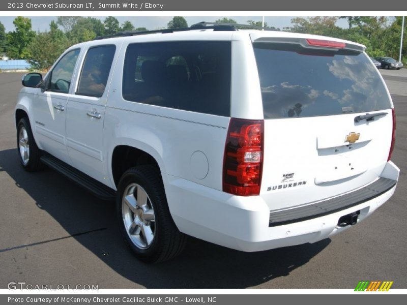 Summit White / Ebony 2013 Chevrolet Suburban LT