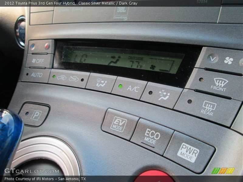 Classic Silver Metallic / Dark Gray 2012 Toyota Prius 3rd Gen Four Hybrid